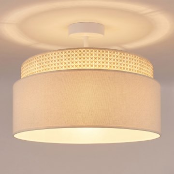 Brilagi - Plafón de techo PADOVA 1xE27/60W/230V Ø 40 cm crema