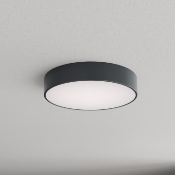 Brilagi - Plafón de techo para baño CLARE, 3x E27, máx. 24 W, 230 V, Ø 40 cm, antracita, IP54