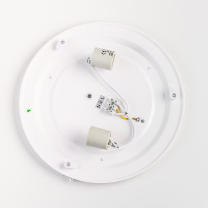 Brilagi - Plafón de techo para baño POOL 2xE27/15W/230V Ø 30 cm IP54 blanco