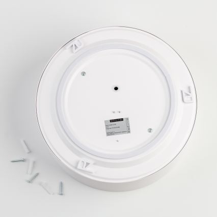 Brilagi - Plafón de techo para baño POOL 2xE27/15W/230V Ø 30 cm IP54 blanco