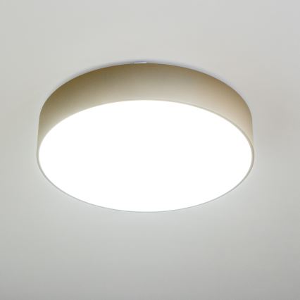 Brilagi - Plafón de techo para baño POOL, 5x portalámparas E27, 15 W, 230 V, Ø 60 cm, IP54, beige