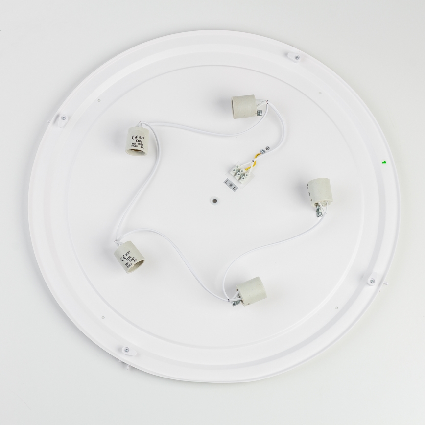 Brilagi - Plafón de techo para baño POOL, 5x portalámparas E27, 15 W, 230 V, Ø 60 cm, IP54, beige