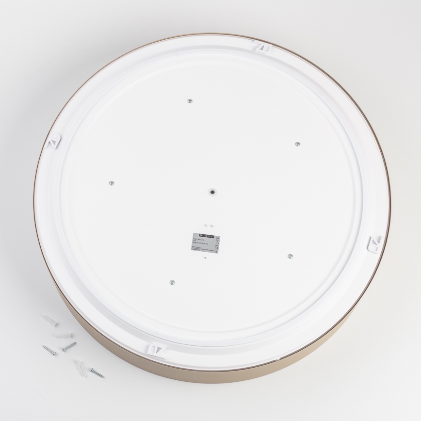 Brilagi - Plafón de techo para baño POOL, 5x portalámparas E27, 15 W, 230 V, Ø 60 cm, IP54, beige