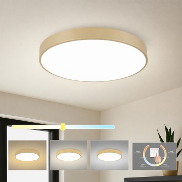 Brilagi - Plafón de techo POOL LED/60W/230V 3000/4000/6000K Ø 60 cm beige