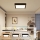 Brilagi - Plafón de techo regulable LED para baño FRAME SMART LED/24W/230V 30x30 cm 3000-6000K IP44 negro + mando a distancia
