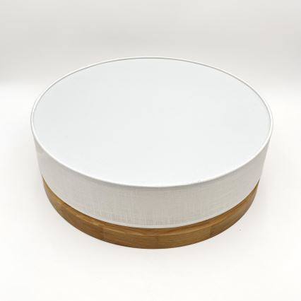 BRILAGI - Plafón LED BELLADONNA LED/36W/230V Ø 40 cm blanco/roble