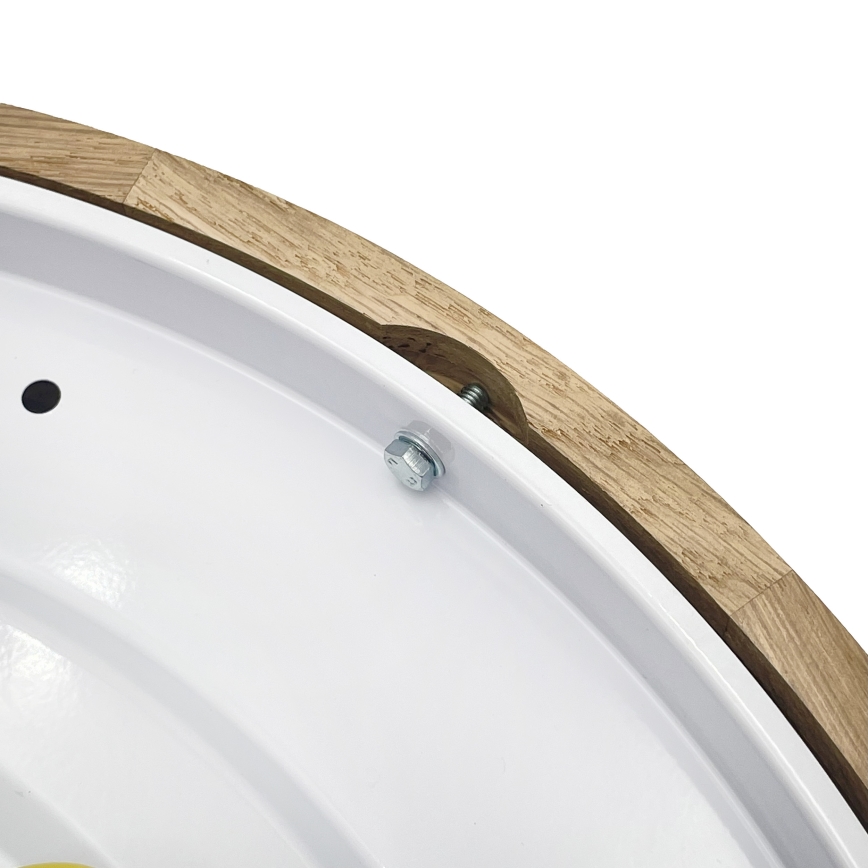 Brilagi - Plafón LED CARVALHO LED/36W/230V roble Ø 47,5 cm