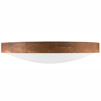 BRILAGI - Plafón LED CARVALHO SLIM 3xE27/15W/230V roble cerezo diámetro 47 cm