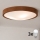Brilagi - Plafón LED CARVALHO SLIM 3xE27/60W/230V roble cereza diá. 47 cm