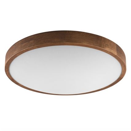 Brilagi - Plafón LED CARVALHO SLIM 3xE27/60W/230V roble cereza diá. 47 cm