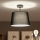 Brilagi - Plafón LED CERIA 1xE27/60W/230V Ø 30 cm negro