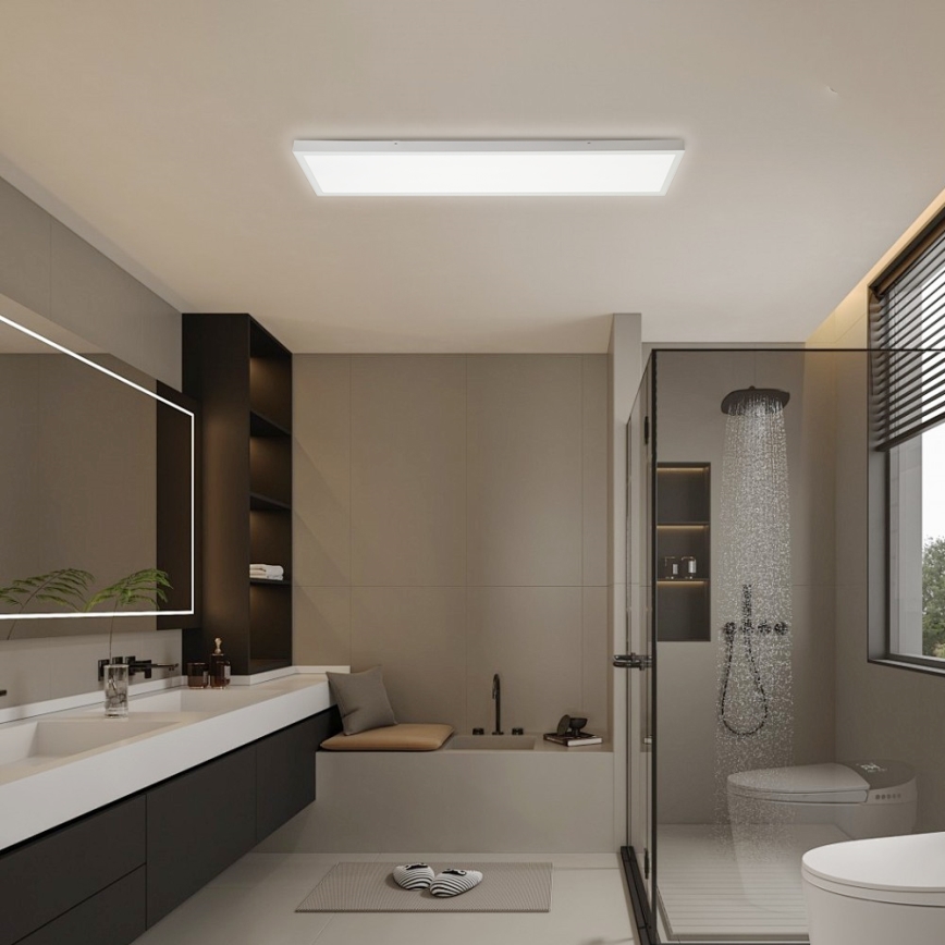 Brilagi - Plafón LED de baño FRAME LED/40W/230V 120x30 cm IP44 blanco