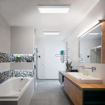 Brilagi - Plafón LED de baño FRAME LED/50W/230V 60x60 cm IP44 blanco