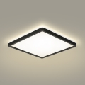 Brilagi - Plafón LED de baño ULTRA SLIM LED/24W/230V 42x42 cm negro IP54