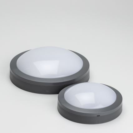 Brilagi - Plafón LED de exterior LED/13W/230V diá. 17 cm IP54 antracita