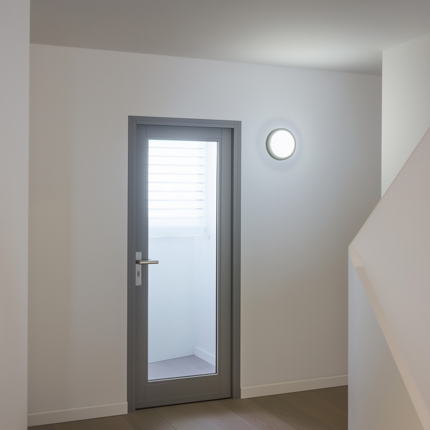 BRILAGI - Plafón LED de exterior LED/20W/230V diá. 23 cm IP54 antracita