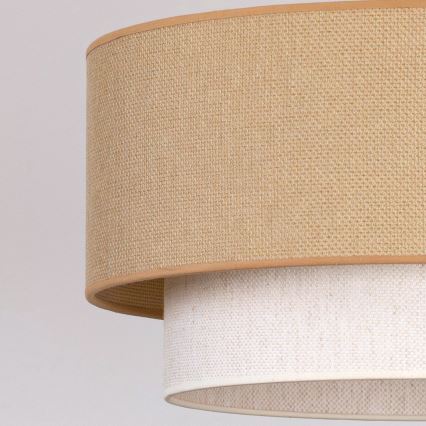 Brilagi - Plafón LED de superficie BOHO ECO 1xE27/10W/230V Ø 40 cm beige/crema