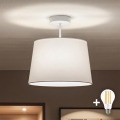 Brilagi - Plafón LED de superficie CERIA 1xE27/60W/230V Ø 30 cm blanco