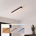 Brilagi - Plafón LED de techo de montaje en superficie FULLDAY LED/10/15/20W/230V 2700/4000/6000K 60 cm negro