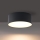 Brilagi - Plafón LED de techo para baño FORIS LED/14W/230V Ø 12 cm negro IP44
