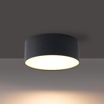 Brilagi - Plafón LED de techo para baño FORIS LED/9W/230V Ø 9 cm negro IP44
