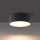 Brilagi - Plafón LED de techo para baño FORIS LED/9W/230V Ø 9 cm negro IP44