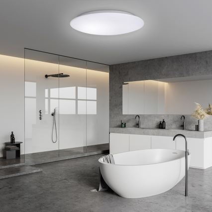 Brilagi - Luminaria de techo LED para baño VESTAS LED/28W/230V Ø 38 cm 4000K IP54