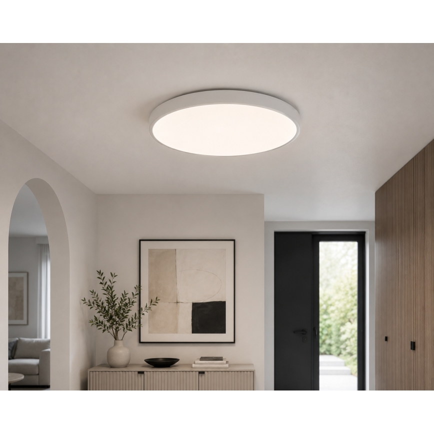 BRILAGI - Plafón LED de techo para baño ZENNA, 24W, 230V, Ø 35 cm, IP44, blanco