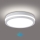 Brilagi - Plafón LED de techo para exterior con sensor BENE LED/24W/230V Ø 26 cm blanco IP54