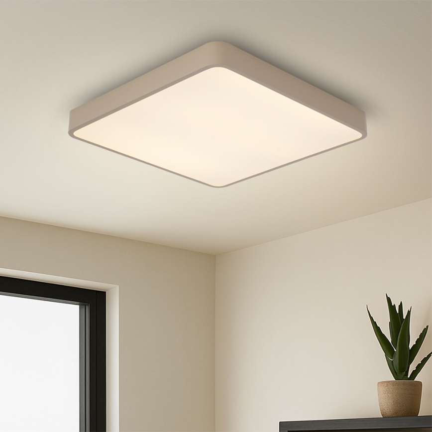 Brilagi - Plafón LED de techo POOL LED/48W/230V 3000/4000/6000K 50x50 cm beige