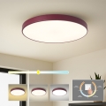 Brilagi - Plafón LED de techo POOL LED/60W/230V 3000/4000/6000K Ø 60 cm burdeos