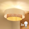 Brilagi - Plafón LED estilo BOHO 3xE27/15W/230V Ø 80 cm