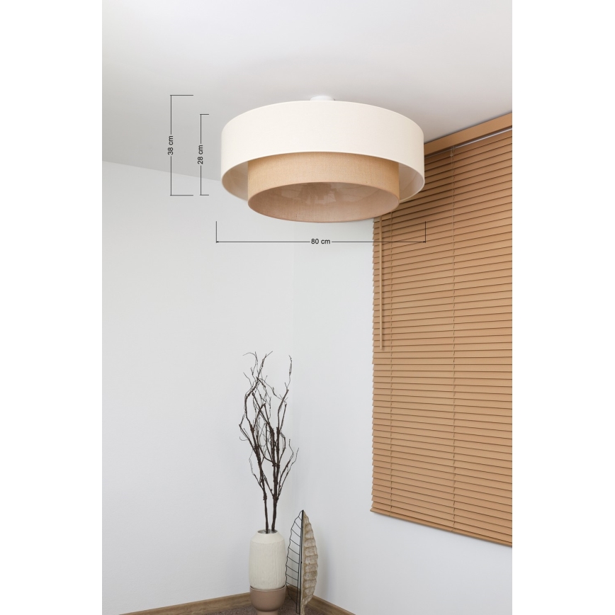 Brilagi - Plafón LED estilo BOHO 3xE27/15W/230V Ø 80 cm