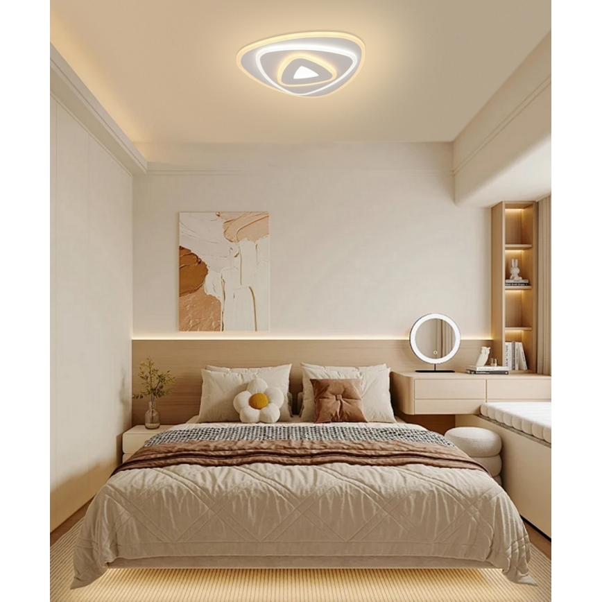 Brilagi - Luminaria LED regulable de techo MODERN MINI LED/45W/230V 3000-6000K 30x30 cm + mando a distancia