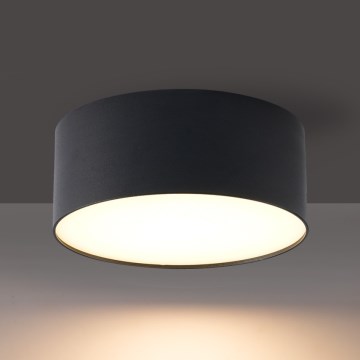 Brilagi - Plafón LED para baño FORIS LED/20W/230V, Ø 15 cm, negro, IP44