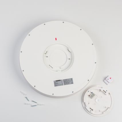 Brilagi - Luminaria LED de techo para baño POOL LED/36W/230V 3000/4000/5500K Ø 40 cm IP54 blanca