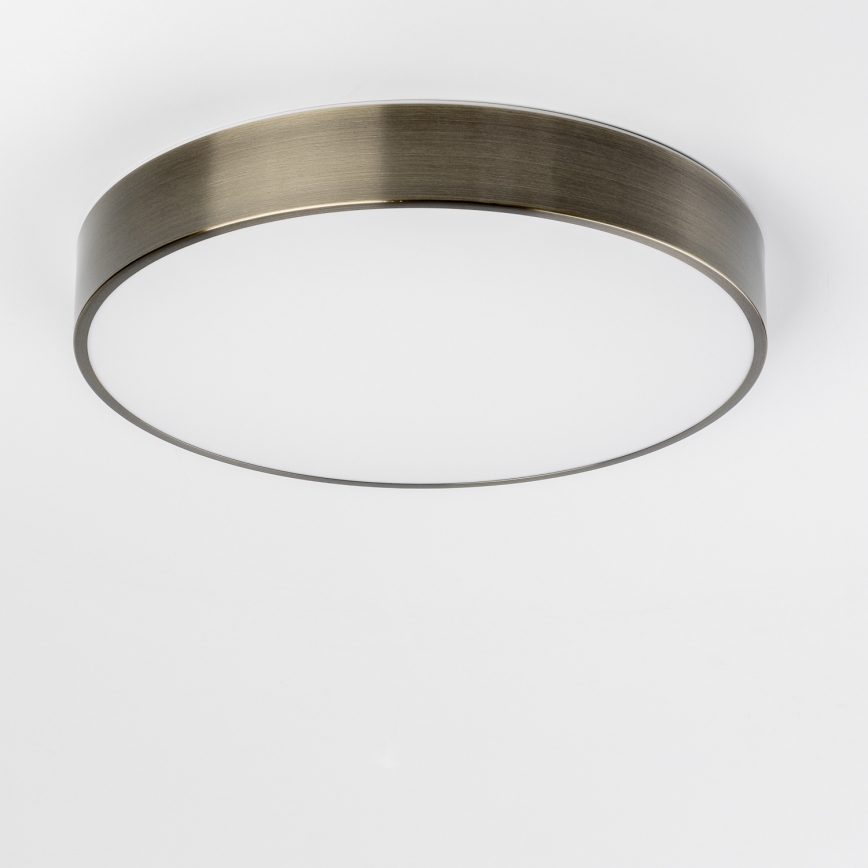 Brilagi - Lámpara de techo LED para baño POOL LED/36 W/230 V 3000/4000/5500 K Ø 40 cm IP54 latón