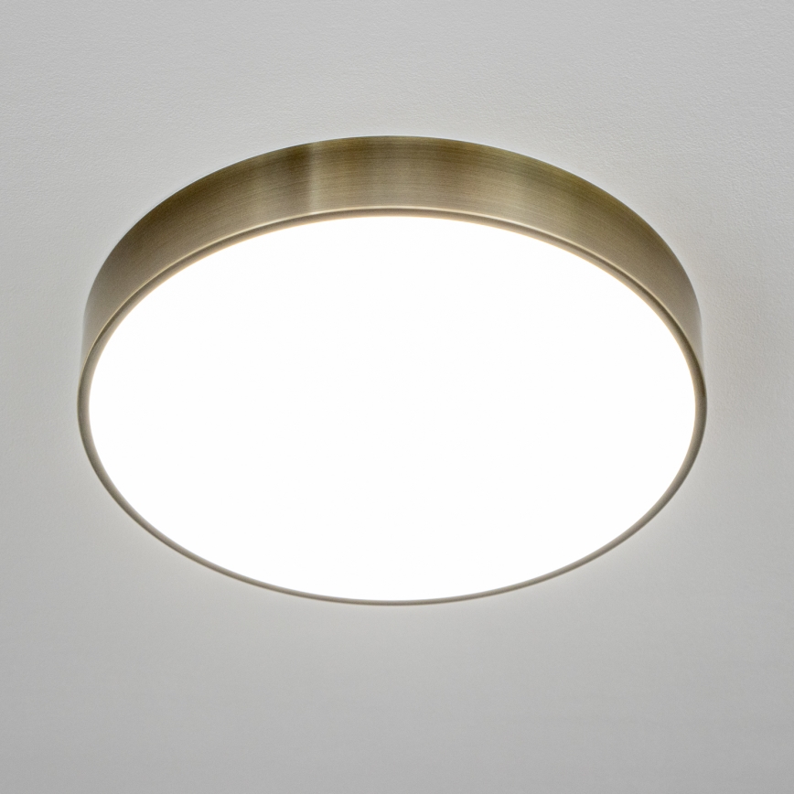 Brilagi - Lámpara de techo LED para baño POOL LED/36 W/230 V 3000/4000/5500 K Ø 40 cm IP54 latón