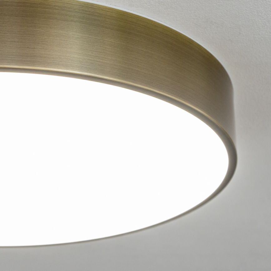 Brilagi - Lámpara de techo LED para baño POOL LED/36 W/230 V 3000/4000/5500 K Ø 40 cm IP54 latón