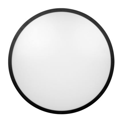 Brilagi - Luminaria LED de techo para baño ZENNA LED/36W/230V Ø 42 cm IP44 negra