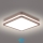 Brilagi - Plafón LED para exterior con sensor BENE LED/24W/230V 26x26 cm marrón IP54