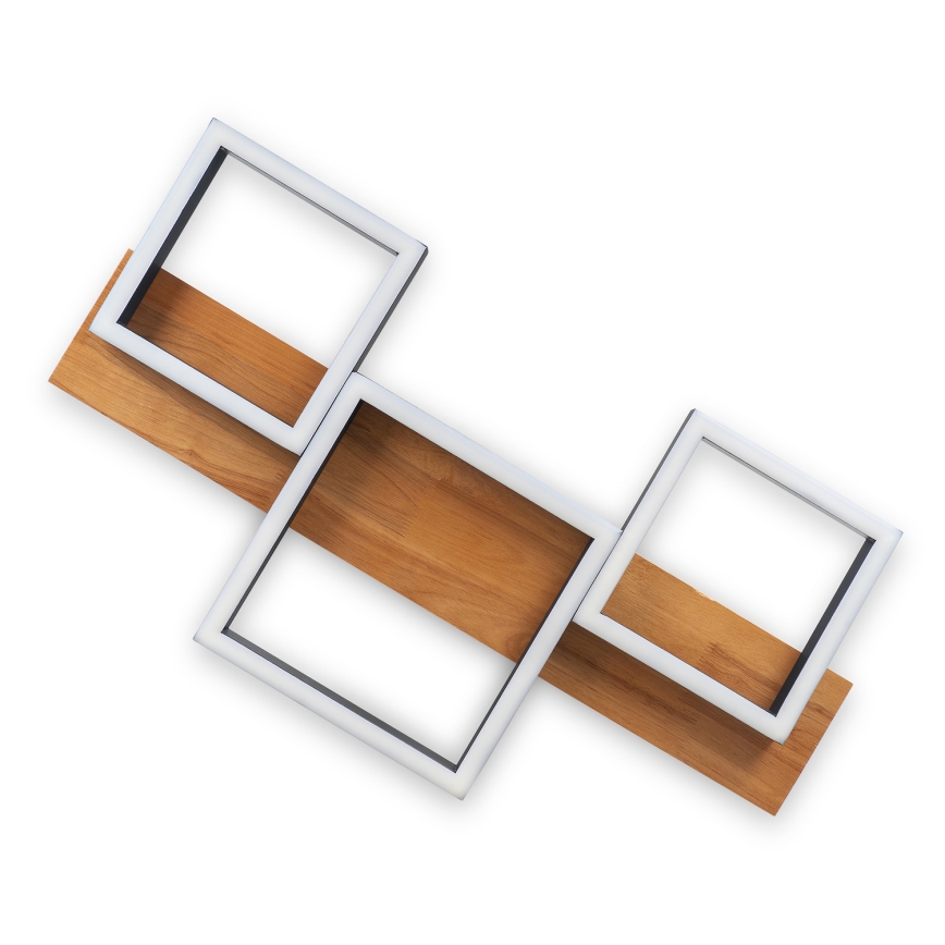 BRILAGI - Plafón LED PLANK LED/30W/230V 4000K 34,5x65 cm madera