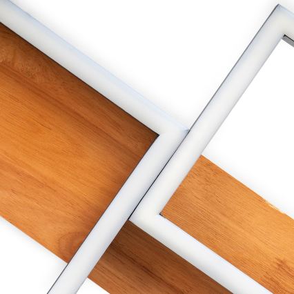 BRILAGI - Plafón LED PLANK LED/30W/230V 4000K 34,5x65 cm madera