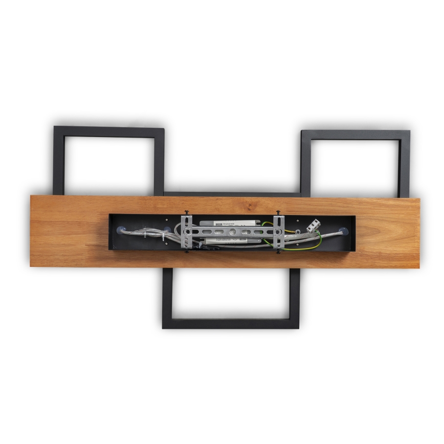 BRILAGI - Plafón LED PLANK LED/30W/230V 4000K 34,5x65 cm madera