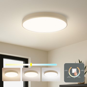 Brilagi - Plafón LED POOL 60 W/230 V 3000/4000/6000 K diámetro 50 cm beige