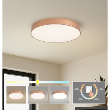 BRILAGI - Plafón LED POOL/60W/230V 3000/4000/6000K, diámetro 50 cm, acabado bronce
