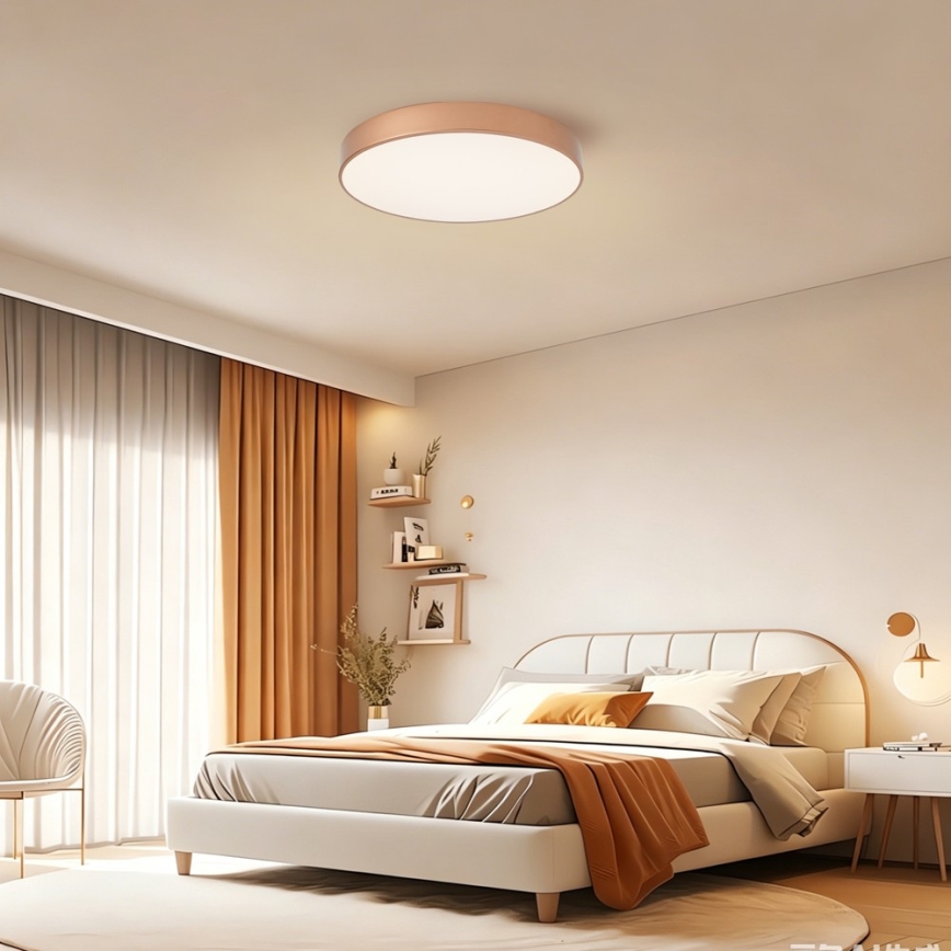 BRILAGI - Plafón LED POOL/60W/230V 3000/4000/6000K, diámetro 50 cm, acabado bronce