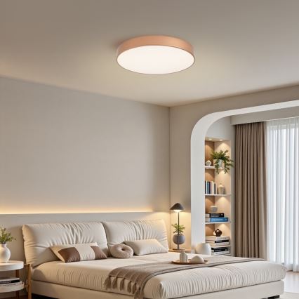 BRILAGI - Plafón LED POOL/60W/230V 3000/4000/6000K, diámetro 50 cm, acabado bronce