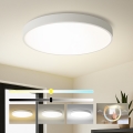 Brilagi - Plafón LED POOL LED/100W/230V 3000/4000/6000K Ø 80 cm blanco