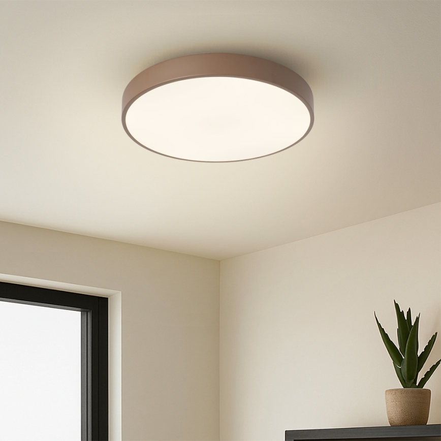 Brilagi - Plafón LED POOL LED/36W/230V 3000/4000/6000K Ø 30 cm marrón